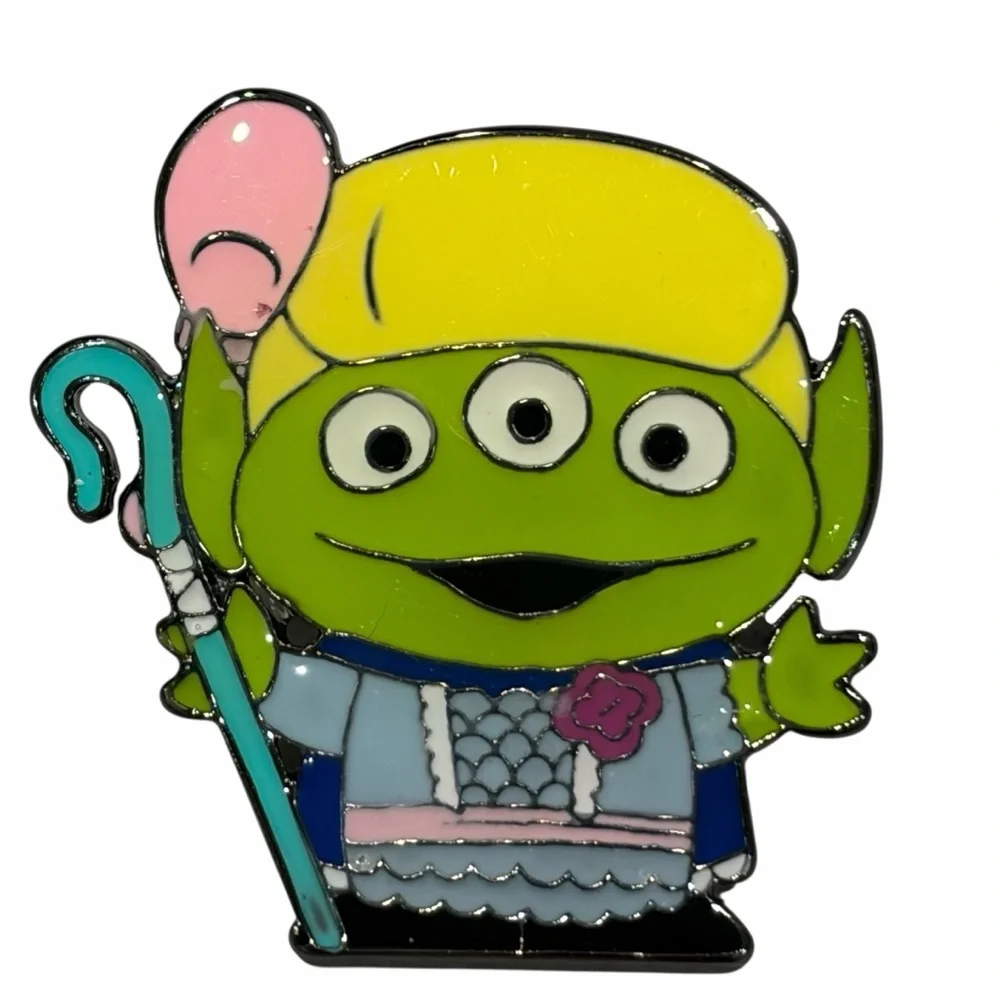 Disney Parks Little Green Man As Bo Peep Toy Story Alien Enamel Pin Brooch